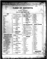 Table of Contents 1, Clarke County 1875